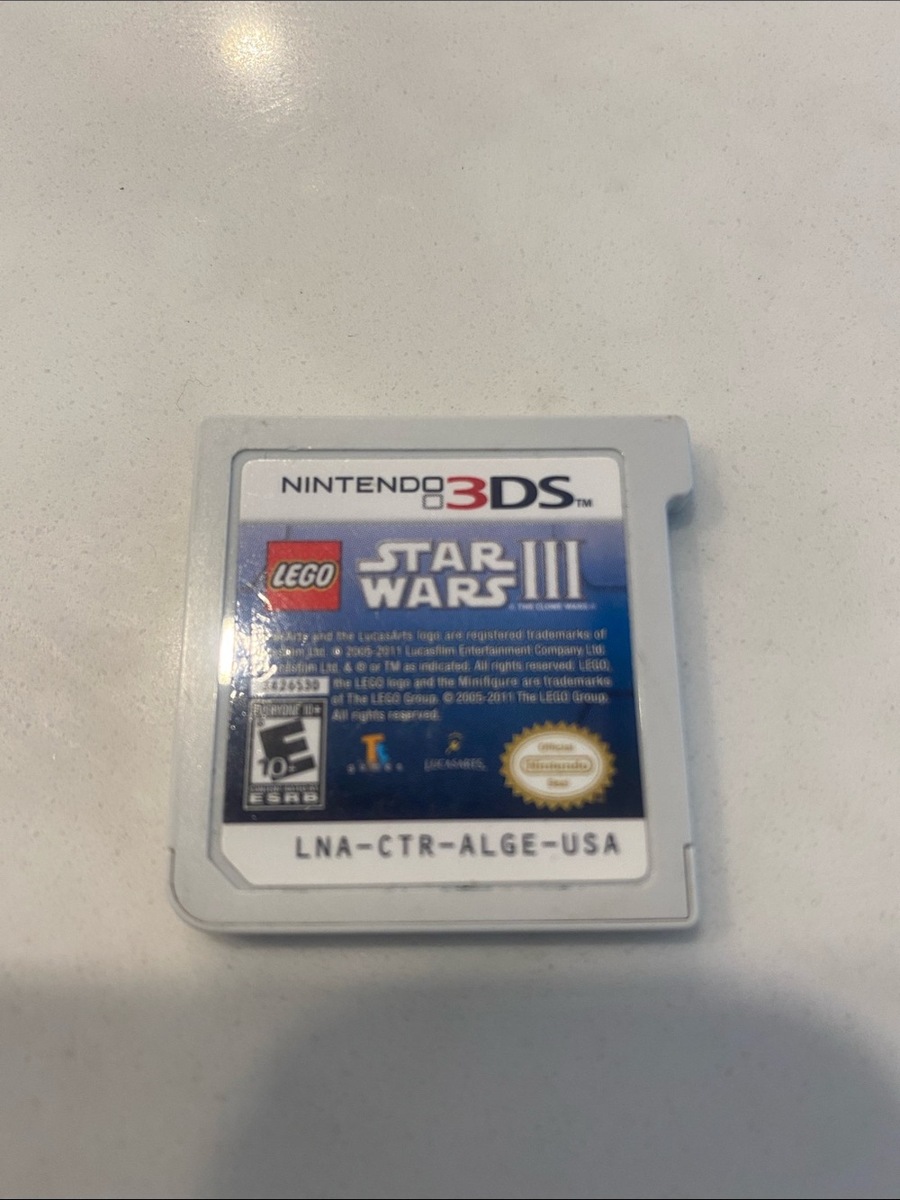 Nintendo 3DS LEGO Star Wars III Game Card - no case
